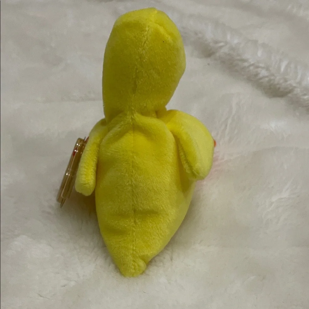 Ty Yellow and Orange Plush Duck
